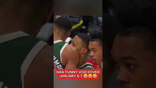 NBA FUNNY VOICEOVER 1/6-7/25 😂😂😂 #shorts