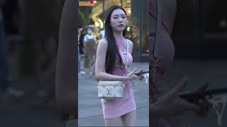 TaiKoo Li,ChengDu,Pretty Chinese Girl with good figure, which one do you like?城都華麗城市,身材好的太古里美女,你喜歡嗎？