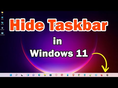 Как скрыть панель задач на ПК или ноутбуке с Windows 11 — 2024 г.