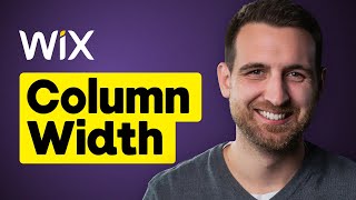 How to Change Column Width on Wix