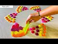 2 Simple Rangoli | Diwali Rangoli Designs | Navratri Rangoli designs | Rangoli colors | Ranu Art