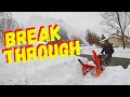 HOW TO SNOWBLOW THE END OF A DRIVEWAY AFTER A SNOW STORM(Without Killing Your Snowblower)