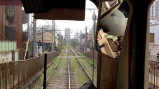 都電荒川線 王子駅前〜飛鳥山〜滝野川一丁目付近走行