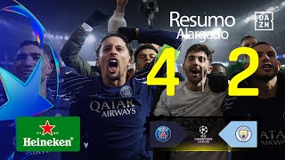 Resumo alargado | PSG 4-2 Man City | Champions League 24/25