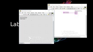 LabVIEW Hello World Tutorial vs. C#