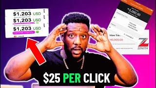 These Websites pay $25 Per click (Earn Money Online With no Capital)