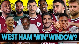 Rating West Ham's transfer window | Steidten \u0026 Lopetegui 'win' the window? | ALL signings discussed