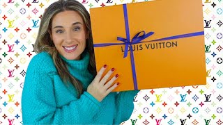 LV MURAKAMI HANDBAG UNBOXING 🩵 I CANT BELIEVE I GOT THIS 🩷🩵💙💜💚