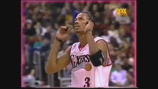 Allen Iverson 12 Points 3 Ast Vs. Portland, 2000-01.