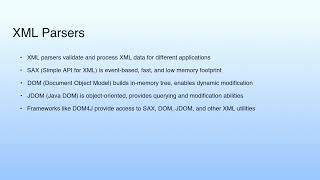 Long Summary | Cloud Computing XML Basics II
