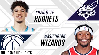Charlotte Hornets at Washington Wizards | Full Game Highlights