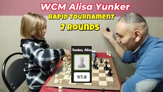 WCM Alisa Yunker (Alice) (1969) - Rapid Tournament - 7 rounds