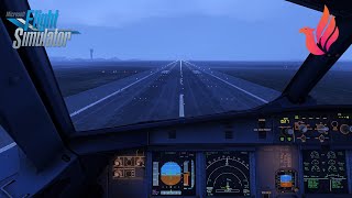 MSFS | Fenix A321SL | Rainy Copenhagen Landing on VATSIM