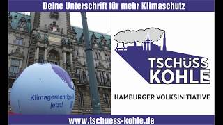 Hamburg Volksinitiative Tschüss Kohle