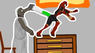 Doctor Granny vs. Spiderman Injection Funny Horror Animation
