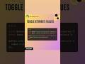 Javascript, Toggle Attribute Values #javascript