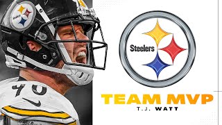 T.J. Watt on winning Team MVP for the fifth time in his career | Pittsburgh Steelers