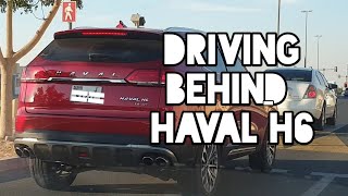 Driving Behind Haval H6 | Driving in Dubai