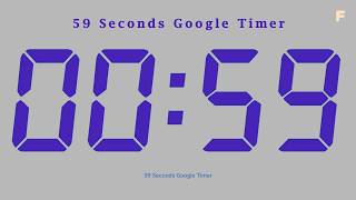 Set a Timer for 59 Seconds