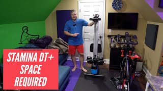 How Much Space Does Stamina DT+ Rowing Machine Require?