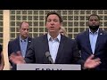 Gov. Ron DeSantis gives a Florida COVID-19 update