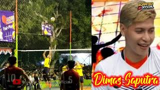 Ngeri !!! Smash Pamanasan Dimas Saputra Terbang Di Bumi Sportif Cup 2022 Grandfinal