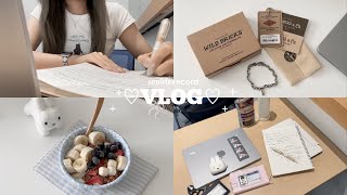 VLOG#60 简单上学日记/校园自习日常/拥有新手链/服用奶茶调理满课日/成功和失败的做饭日记