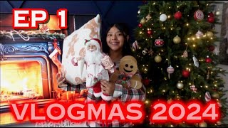 VLOGMAS 01: DECORATING MY HOUSE FOR CHRISTMAS 2024