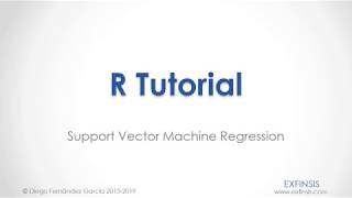 R Tutorial. Support Vector Machine Regression