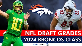 Broncos Draft Grades: All 7 Rounds From 2024 NFL Draft Ft. Bo Nix & Jonah Elliss