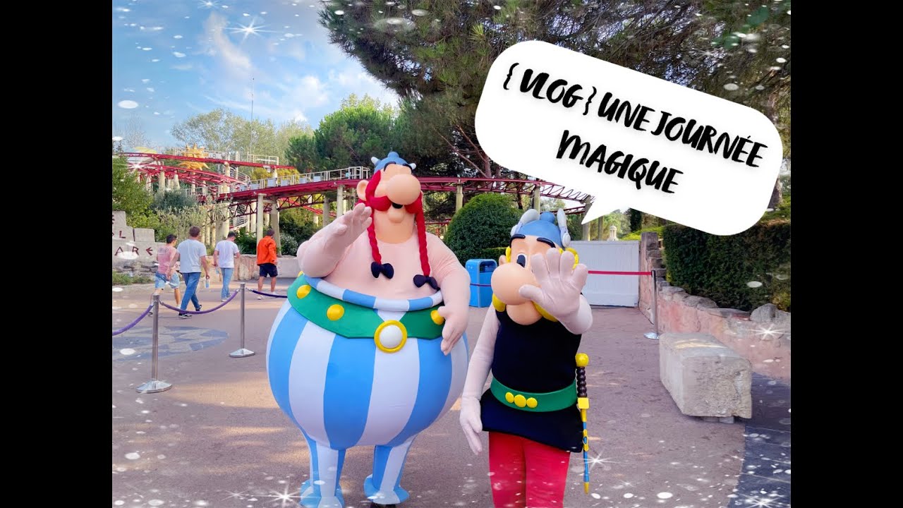 Vlog 1 Journee De Folie Au Parc Asterix Attractions Boutiques Et