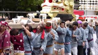 平成28年度 野田市 愛宕神社 「おひまち」【 宵宮祭 獅子神輿渡御 】