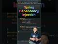 Spring Dependancy Injection #javaframework