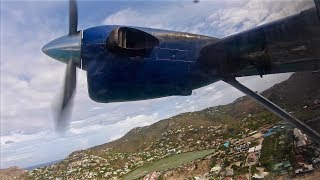 Afternoon Saint Barthelemy Takeoff – Winair – DHC-6-300 – SBH – PJ-WII – SCS Ep. 176