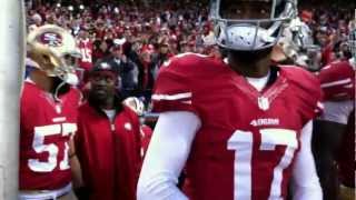 2013 SF 49ers vs Green Bay Packers on field player introductions #Questforsix
