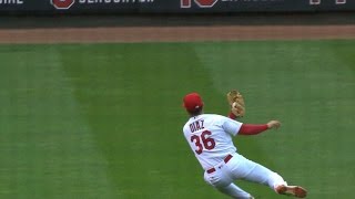 Diaz makes outstanding catch, starting DP