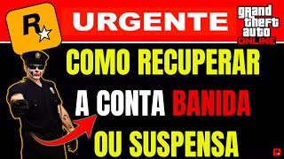 COMO DESBANIR A CONTA NO GTA 5 Online: COMO RECUPERAR CONTA BANIDA OU SUSPENSA PELA ROCKSTAR!!!