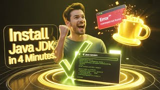 Install Java JDK in 4 Minutes No More 'Command Not Found' Errors! #java #javajdk #error