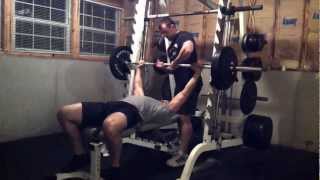 Bart Bench Press : 300 lbs (136 kg)