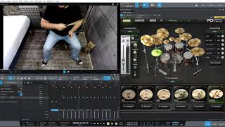 Freedrum Test (Studio One 4 + Perfect Drums) Cover: Locked out of heaven - Bruno Mars