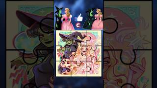 Guess The Correct Puzzle?? Elphaba and Glinda puzzle game challenge #shorts #animation