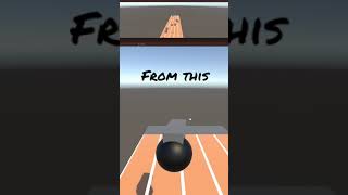 Endless runner game Prototype Day 1 made in unity