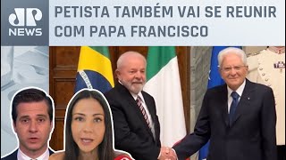 Lula deve se encontrar com presidente da Itália nesta quarta (21); Amanda Klein e Beraldo analisam