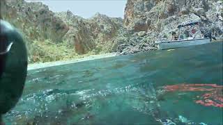 Freediving and spearfishing in Crete with a boat