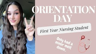 NURSING SCHOOL ORIENTATION DAY VLOG | 2024 new nursing student |