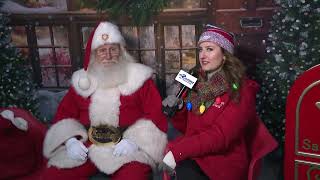 Storm Team 2 Meteorologist Elyse Smith Interviews Santa