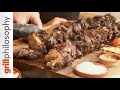 Mutton spit-roast kontosouvli recipe step-by-step (ENG subs) | Grill philosophy