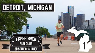 Running in Detroit, MI - 50 State Running Challenge #1