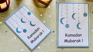 Beautiful RAMADAN KAREEM Card & Decoration🌙⭐️ Easy Ramazan Card😍 DIY Ramadan & Eid craft ideas