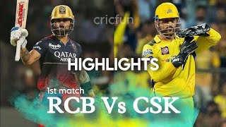 RCB vs CSK Match[Full Highlights] Vivo IPL 2018{High Voltage Match}🔥#csk#rcb#ipl #viratkohli#msdhoni